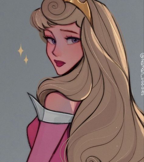 #fairytale #disney #aurora #sleepingbeauty #princess Putri Aurora, Fairytale Disney, Disney Aurora, Disney Character Art, Disney Princess Artwork, Disney Icons, Disney Princess Drawings, Portrait Cartoon, Princess Drawings