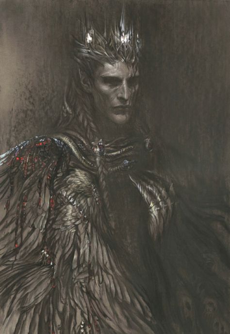 ~ Morgoth Bauglir, Melkor Morgoth, John Howe, Middle Earth Art, Tolkien Art, Lotr Art, 다크 판타지, Jrr Tolkien, Dark Lord