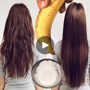 Mask For Hair, Banana Mask, Banana Hair Mask, Silky Shiny Hair, Hair Keratin, Hair Care Recipes, Banana For Hair, Yoga Lifestyle, 1k Views