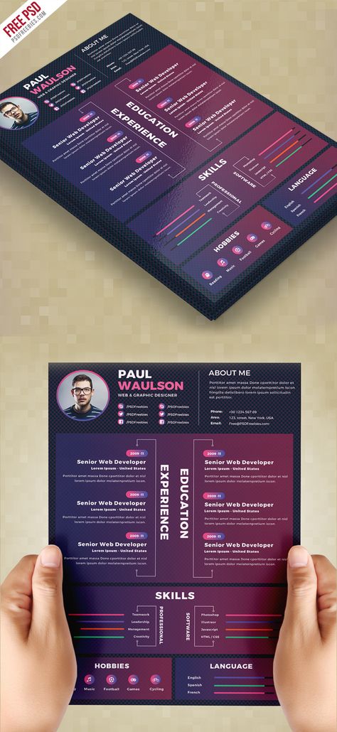 Creative Cv Template Free, Creative Resume Design, Creative Cvs, Cv Original, Resume Design Free, Graphic Design Cv, Creative Cv Template, Inmobiliaria Ideas, Resume Layout