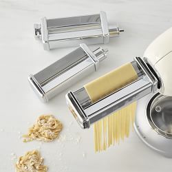 Fresh Pasta | Williams Sonoma Smeg Stand Mixer, Kitchenaid Artisan Stand Mixer, Pasta Press, Kitchenaid Pasta, Mixer Attachments, Pasta Roller, Kitchenaid Artisan, Kitchenaid Stand Mixer, Pasta Machine