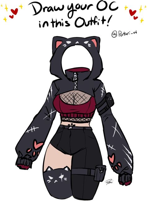 Outfit Inspo Art Reference, Drawing Dresses Reference, Clothes Practice Drawing, Open Zipper Drawing, Easy Outfits To Draw, Rave Clothing Ideas, Villain Outfit Ideas Drawing, Clothing Reference Drawing Female, Poly Ship Poses