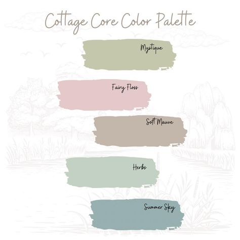 Cottage Core Color Palette Vendors: @vintageveneersdecor @vintagecharmhomestead @foxtrot_home @dumpsterdiva1923 @alisonmullendesigns @fleabodyshop - - - #painter #diy #colorpalette #cottagecore #cottagecoreaesthetic #cottagecoredecor #cottagecorestyle #cottagecoreart #chalkpaintedit #furniture #makeover #painting #furnituremakeover #autenticopaintusa #paintedfurniture #furniturewax #chalkpaintfurniture #autenticousa #chalkpainting #autentico #chalkpaintedfurniture #autenticousapain... French Cottage Color Palette, English Cottage Color Palette, Cottage Core Colors, Cottage Core Color Palette, Shabby Chic Color Palette, Cottagecore Color Palette, Cottage Core Painting, Cottage Color Palette, Coquette House