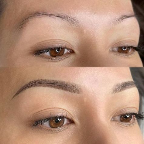 Ombré Eyebrows, Mircoblading Eyebrows, Eyebrows Tattoo, Eyebrow Shading, Henna Eyebrows, Ombre Eyebrows, Permanente Make-up, Eyebrow Shapes, Eyebrow Makeup Tutorial