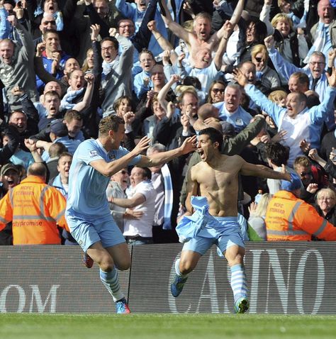 Kun Aguero, Sergio Aguero, Manchester City Football Club, Best Football Players, Football Images, Premier League Champions, Best Football Team, British Sports, Iconic Moments