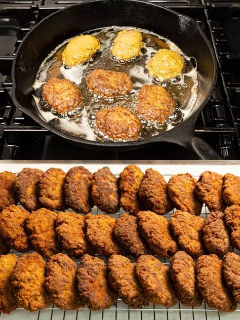 Kotlet (Persian Ground Meat and Potato Patties) Recipe Ground Mutton Recipes, Ground Pork Patties Recipes, Ground Meat Potatoes Recipe, Pork Patties Recipes, Ground Pork Patties, Kotlet Recipe, Potato Patties Shredded, Persian Kotlet Beef Patties, Beef Potato Croquettes