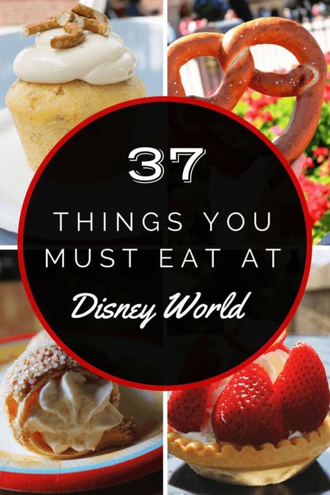 37 Things You Must Eat at Disney World Vacation Board, Disney Eats, Birthday Plans, Disney World Restaurants, Disney World Food, Disneyland Tips, Florida Trip, Disney Trip Planning, Mouse House