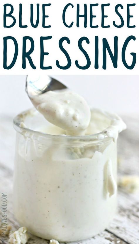 literally the best blue cheese dressing i've ever tried!!! BLUE CHEESE DRESSING #saladdressing #bluecheese #bluecheesedressing Blue Cheese Salad Dressing, March Madness Food, Homemade Blue Cheese Dressing, Homemade Blue Cheese, How To Make Dip, Blue Cheese Dressing Recipe, Chop Salad, Cheese Salad Dressing, Salad Steak