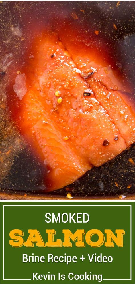 Smoked salmon brine is the key to perfectly moist, tender smoked fish. This recipe and video explain how to make and use salmon brine! #SmokedSalmonBrine #BrineForSmokedSalmon Fish Brine Recipe, Salmon Brine, Smoked Salmon Brine, Salmon Marinade Recipes, Smoked Fish Recipe, Best Smoked Salmon, Fish Marinade, Salmon Marinade, Salmon Glaze Recipes