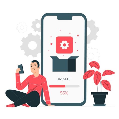 App installation illustration concept Fr... | Premium Vector #Freepik #vector #app #illustration #application #device Portfolio Template Design, Flat Design Illustration, Billie Jean King, Free Illustration, Best Apps, Flat Illustration, Vector Photo, Motion Design, Mobile App