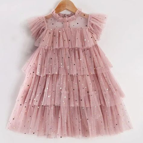 Girl Sequin Rainbow Princess Dress 3 6 8 Yrs Fancy Kids Unicorn Mesh Party Cake Clothes Toddler Girl Summer New Birthday Costume - AliExpress Princess Costume Kids, Pink Toddler Dress, Birthday Frocks, Princess Dress Kids, Children Wear, Christmas Dresses, Short Kurti, Kids Party Dresses