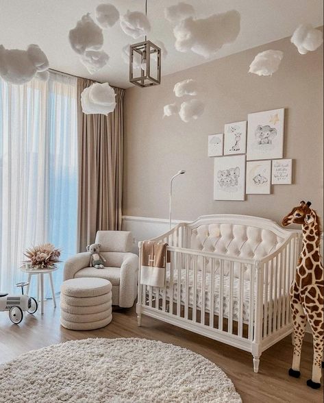 Modern Baby Room, Cozy Baby Room, Newborn Room, Idee Babyshower, Baby Room Neutral, Baby Room Themes, Baby Boy Room Decor, Nursery Room Design