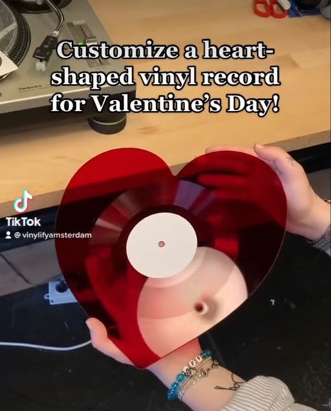 Custom Vinyl Record, Guitar Valentines Ideas, Valentines Gift For Boyfriend Music, Customized Vinyl Record, Gifts For Music Boyfried, Custom Vinyl Record Gifts, Record Diy, Vinyl Records Diy, Records Diy