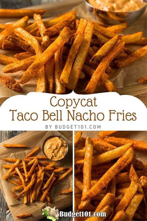 Love the flavor of Taco Bell Nacho Fries? Now you can have them anytime you want! Make them at home in 15 minutes flat Taco Bell Nacho Fries, Fries With Cheese, Fry Seasoning, Fries Cheese, Taco Bell Copycat, Copycat Taco Bell, Cheese Dipping Sauce, Nacho Fries, Cheez Whiz