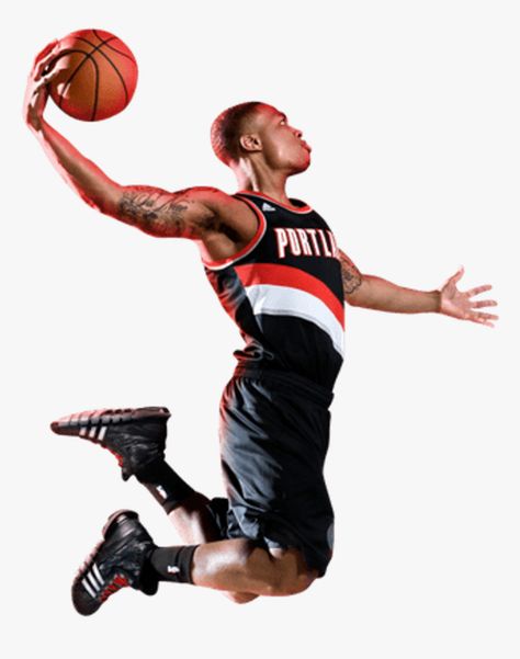 Vertical Jump Workout Basketball, Damien Lillard, Vertical Jump Workout, Basketball Flyer, Dame Time, Basketball Pictures Poses, African Portraits Art, Jump Workout, Portland Blazers