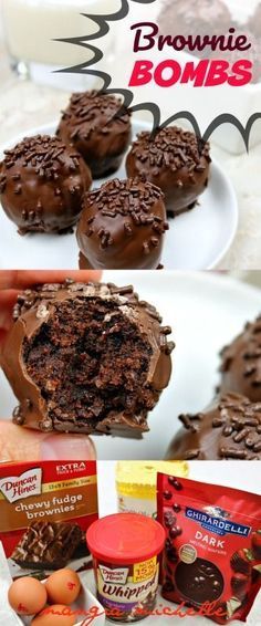 Brownie Mix Cake Pops, The Kitchen Brownie Bombe, Brownie Treat Ideas, Brownie Cake Balls Recipe, Brownie Cake Pops Easy, Brownie Balls Easy, Thanksgiving Brownies Ideas, Christmas Cookie Platter Ideas, Christmas Brownies Ideas