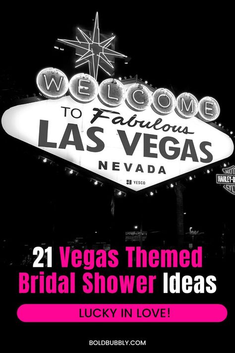 vegas themed bridal shower Las Vegas, Hen Night Games, Vegas Theme Wedding Decor, Vegas Bridal Shower Theme, Themed Bridal Shower Ideas, Honeymoon Shower, Vegas Theme Party, Vegas Theme, Bridal Games