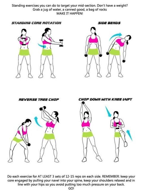 Great standard core exercises to try with a free weight #workouts #core Core Exercises, Standing Core Exercises, Free Weights, Free Weight, An Exercise, Post Baby, I Work Out, Weights Workout, Core Workout