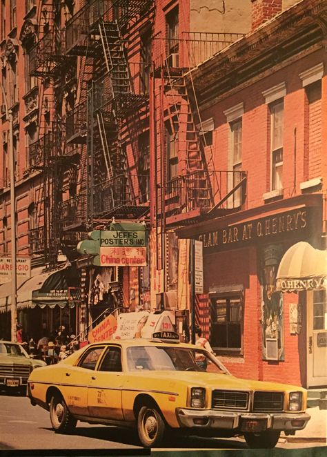 NYC in the 70s Lake George Village, New York Aesthetic, Greenwich Village, Lake George, Vintage New York, Little Italy, Lost City, City Photography, New York State