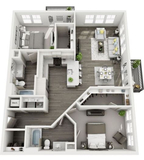 ☾~.~☕️follow me☕️~.~☾ Floor Plan Apartment 2 Bedroom, 2 Bed 2 Bath Floor Plan Apartment, Apartment Floor Plans 2 Bedroom Luxury, Apartment Layout 2 Bedroom 1 Bathroom, Two Bedroom Condo Floor Plan, Cozy 2 Bedroom Apartment, Bloxburg Apartment Layout Interior, Condo Layout Floor Plans 2 Bedroom, 3 Bedroom Luxury Apartment Floor Plan