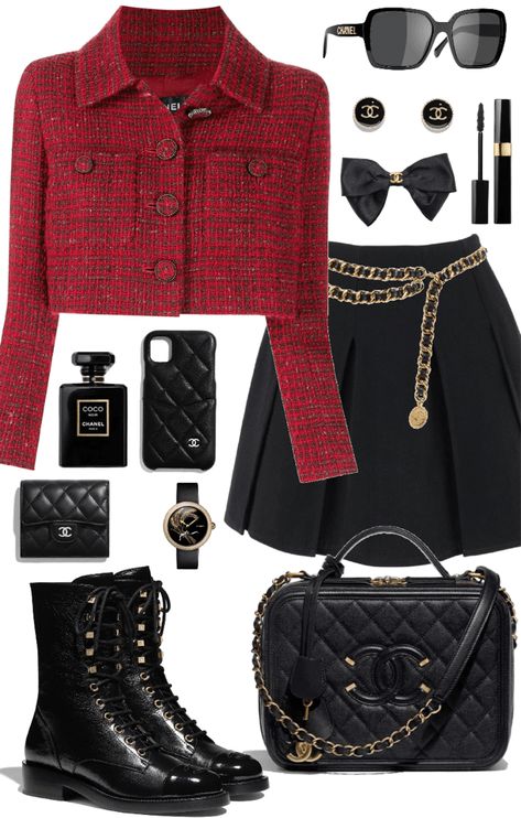 Chanel Outfits Women, Chanel Outfit Aesthetic, Chanel Outfit, Clueless Outfits, Causual Outfits, Outfit Maker, Outfit Shoplook, Kpop Fashion Outfits, Really Cute Outfits