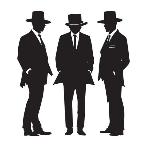 Mafia silhouette vector, Detective silhouette vector isolated on white background Mafia Silhouette, Detective Silhouette, Walking Silhouette, Mystery Man, Led Wall Decor, Mazes For Kids, Goodfellas, Led Wall, Detective