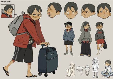 Adventurer Drawing Character Design, Character Portfolio Layout, Composition Character Design, Character Sheet Illustration, Drawing Animation Character Design, Charector Design Ideas, Character Design Sheet Anime, Character Design Professional, Character Design Page Layout