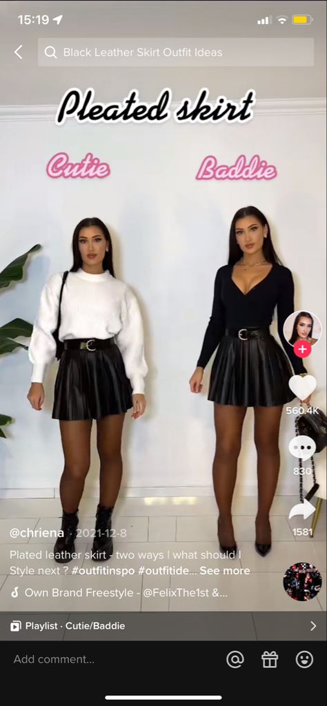 Leather Pleated Skirt Outfit Winter, Black Leather Pleated Skirt Outfit, Leather Skater Skirt Outfit, Skater Skirt Winter, Leather Pleated Skirt Outfit, Black Skater Skirt Outfit, Pleated Leather Skirt Outfit, Black Leather Pleated Skirt, Black Pleated Skirt Outfit