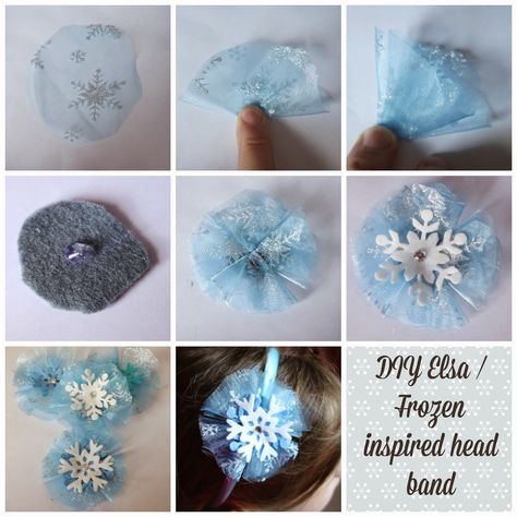 DIY Elsa from Frozen inspired head band Frozen Headband, Elsa Hair, Boho Head Wrap, Elsa From Frozen, Frozen Hair, Root Cover Up, Felt Crown, Shots Ideas, Diy Bows