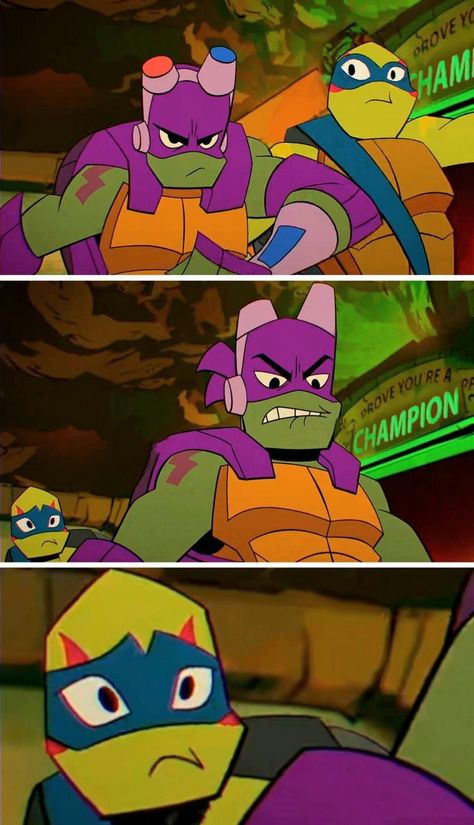 Rise Donnie And Leo, Future Leo Rise, Leo And Donnie Rottmnt, Donnie X Leo, Leo And Donnie, Rottmnt References, Leo X Donnie, Rise Donnie, Rottmnt Screenshots