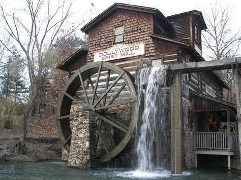 water wheel Tn 3, Old Grist Mill, Windmill Water, Water Wheels, Jigsaw Puzzles Art, Wind Mills, Grist Mill, Pigeon Forge Tn, Water Powers