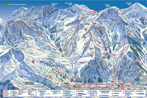 Ski Film, Ski Technique, Alta Ski, Utah Ski, Utah Skiing, Utah Mountains, Ski Trails, Trail Map, Mountain Canvas