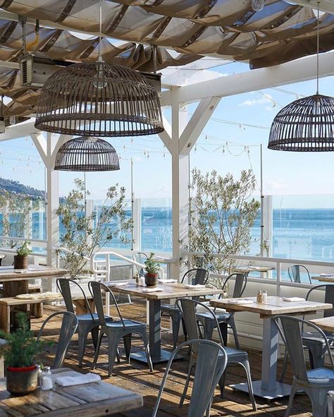 Malibu Farm is a farm-to-table restaurant with locations in Malibu, Newport Beach, Miami, and Lanai, but its original locations in Malibu… Malibu Restaurants, Birthday Moodboard, Brindleton Bay, Malibu Farm, Restaurants In Los Angeles, Manifesting Prosperity, Farm Restaurant, Beach Restaurant, Malibu Wedding