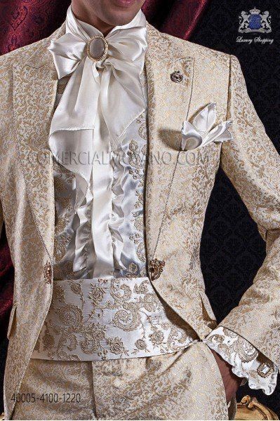 Gold Suit, Mode Costume, Royal Clothing, Royal Outfits, Traje Casual, Herren Outfit, Groom Suit, Wedding Suits Men, Fantasy Clothing