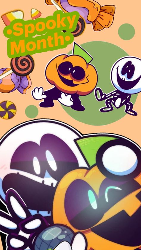 #aesthetic #wallpaper #spookymonth #skiddandpump Spooky Month Wallpaper, Month Wallpaper, I Wallpaper, Aesthetic Wallpaper, Art Style, Wallpapers, Anime, Art