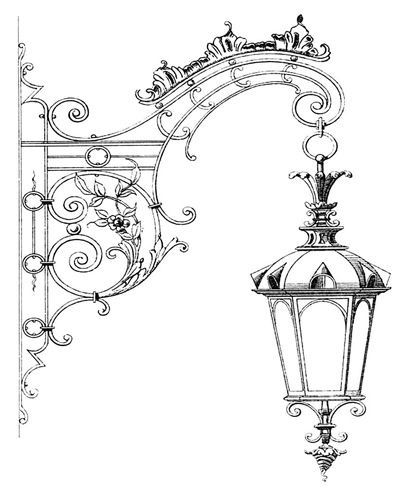 Old Lantern Hanging Lanterns Light, Arte Sketchbook, Street Lamp, Street Light, Crafty Stuff, Pyrography, Art Plastique, Art Drawings Sketches, Architecture Drawing