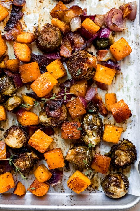 Roasted Fall Vegetables - Little Broken Roasted Fall Vegetables, Recipe Inspirations, Pork Roast In Oven, Fall Veggies, Autumn Side Dishes, Fermented Veggies, California Christmas, Vegetable Prep, Healthy Side Dish