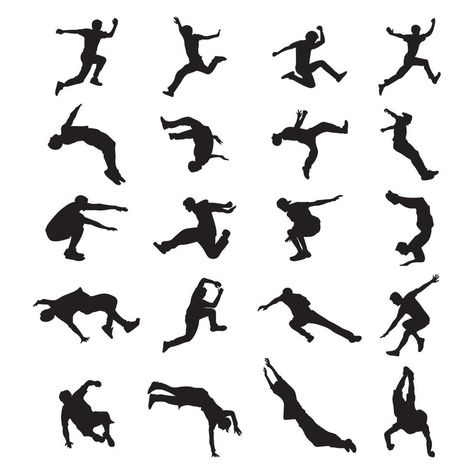 Parkour Basics, Parkour Tattoo, Parkour Illustration, Parkour Silhouette, Desktop Wallpapers Tumblr, Yamaha Rx100, Sport Vector, Game Programming, Vector Game