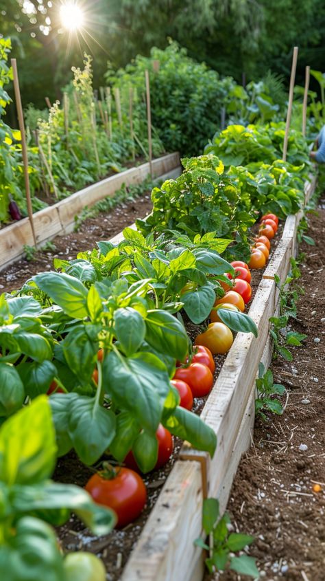 Backyard Farming: Produce Garden Aesthetic, House With Vegetable Farm, Home Veggie Garden, Garden Fruits And Vegetables Aesthetic, Farm Aesthetic Vegetables, Produce To Buy Organic, Growing Gardens, Vertical Gardens, Urban Landscapes