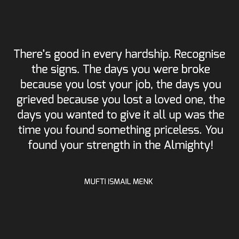 There’s good in every hardship. Recognise the signs. The days you were broke because you lost your job, the days you grieved because you… Losing A Job Quotes Inspiration, Job Quotes, Lost Job, Lost My Job, Losing A Loved One, My Job, The Signs, Losing You, Losing Me