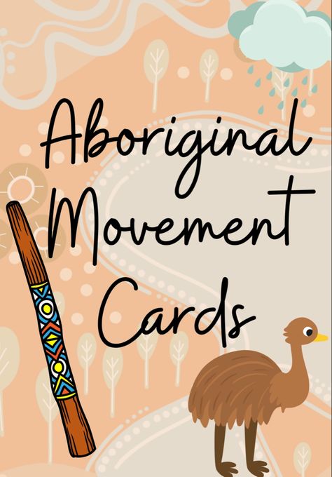 Aboriginal Craft, Aboriginal Activities, Indigenous Symbols, Naidoc Week Activities, Movement Cards, Global Studies, Aboriginal Education, Indigenous Education, Toddler Craft