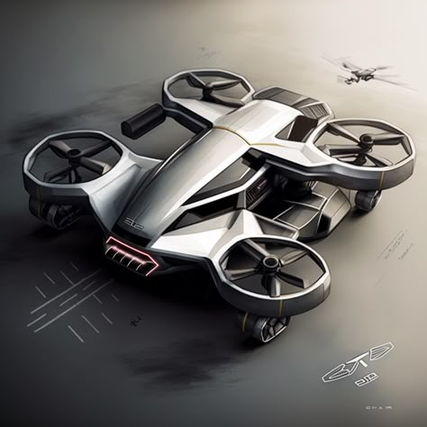 Drone Concept, Gto Car, Flying Drones, City Vehicles, Flying Vehicles, Drones Concept, Eco Architecture, Gadgets Technology, Drone Design