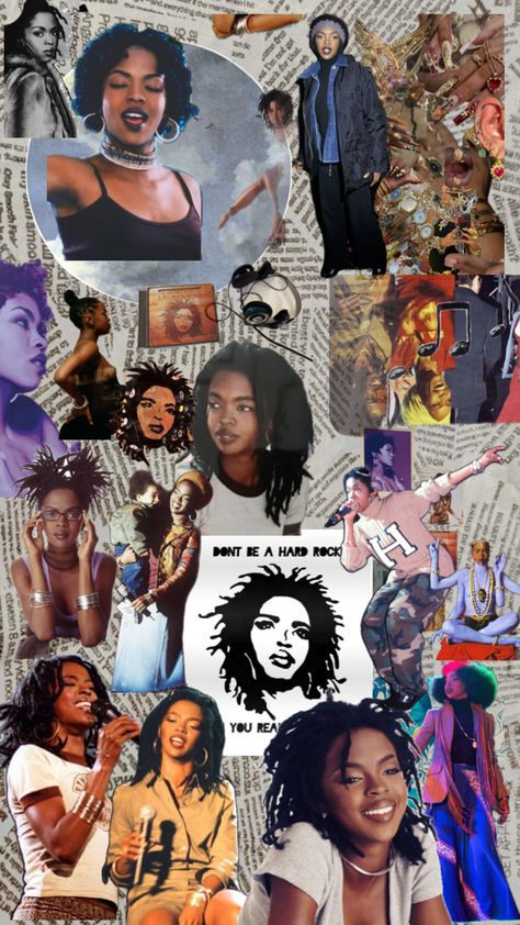 Lauryn Hill core poster for fans Erykah Badu And Lauryn Hill, Lauryn Hill 90s Aesthetic, Black 90s Aesthetic Fashion, Ms Lauryn Hill Wallpaper, Lauryn Hill 90s Fashion, Lauryn Hill Girl Aesthetic, Lauren Hill Aesthetic Outfit, 90s Life Aesthetic, Lauren Hill Outfits