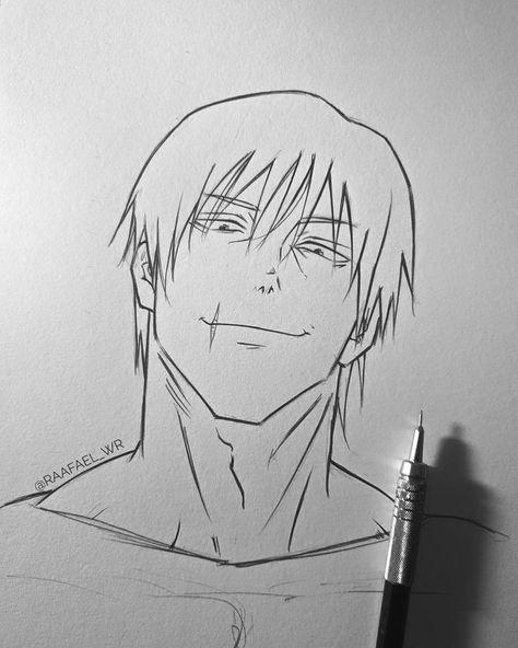 ... Anime Drawing Sketches, Tools Drawing, Naruto Sketch Drawing, Toji Fushiguro, Pencil Sketch Images, Best Anime Drawings, Anime Drawing Books, Animation Art Sketches, Art Tools Drawing