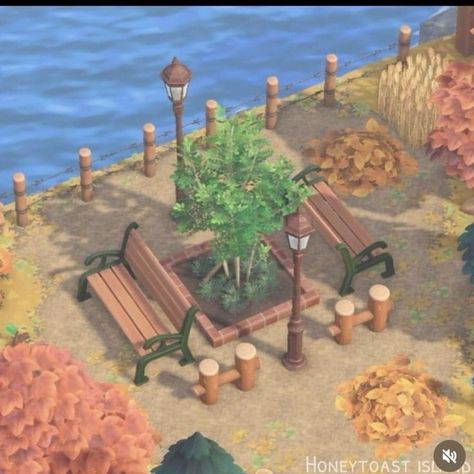 Front Yard Ideas Animal Crossing, Animal Crossing Starter Islands, Animal Crossing Island Aesthetic Ideas, Plaza Design Acnh, Small Space Acnh, Sitting Area Acnh, Acnh Airport Designs, Acnh Barbeque Area, Acnh Washing Area