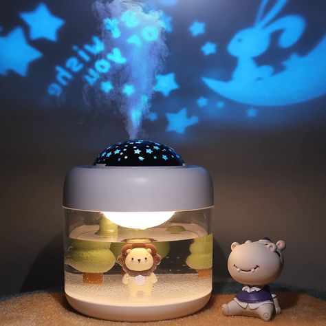 HMLUESR Baby Cool Mist Humidifiers for Bedroom Quiet - 16.91 OZ Small Humidifier for Home with Night Light & Star Projector for Kids, Babies, Girls as Best Gift Baby Humidifier, Small Humidifier, Portable Humidifier, Star Projector, Cool Mist Humidifier, Humidifiers, Cotton Swab, Stop Working, Packaging Labels