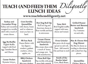 Homeschool lunch ideas from moms in the Teach Them Diligently Community! You'll never run out of inspiration with this helpful list! Homeschool Lunch Ideas, Creative Lunch Ideas, Homeschool Lunches, Homeschool Lunch, Homeschool Meals, Kid Friendly Lunches, Packed Lunches, Oldest Daughter, Kids Lunches