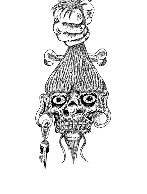 Voodoo Art Drawing, Voodoo Drawing Sketch, Voodoo Doll Tattoo Stencil, Voodoo Head Tattoo, Voodoo Priestess Drawing, Voodoo Mask, New School Voodoo Doll Tattoo, Shrunken Head Tattoo, African Voodoo