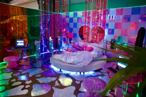 Diy Floors, Blessed And Grateful, Yucca Valley, Neon Room, Woman Cave, Room Goals, Indie Room, Aesthetic Rooms, Dreamy Room