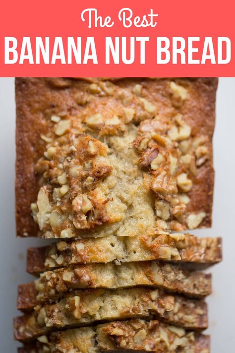 Best Banana Nut Bread, Classic Banana Bread Recipe, Classic Banana Bread, Different Nuts, Banana Nut Bread Recipe, Nut Bread Recipe, Banana Walnut Bread, Walnut Bread, Banana Walnut